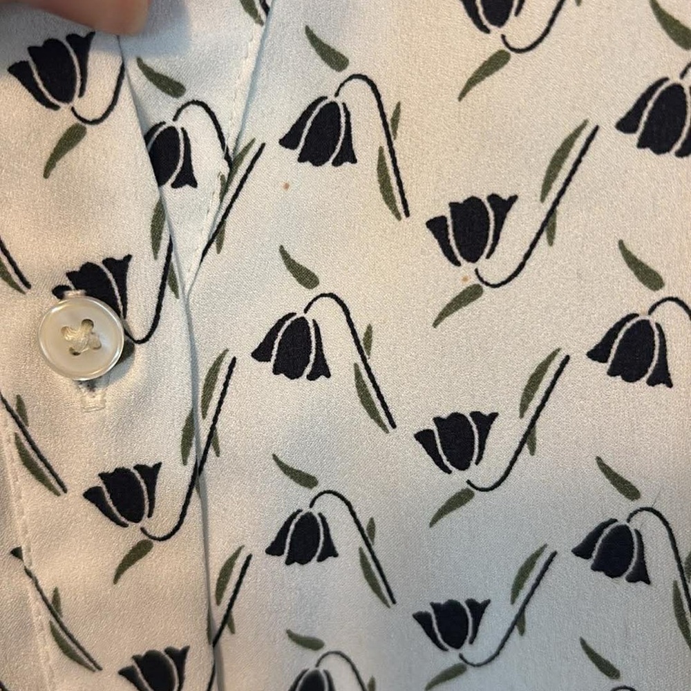 Ann Taylor Patterned Button Down Shirt - image 5